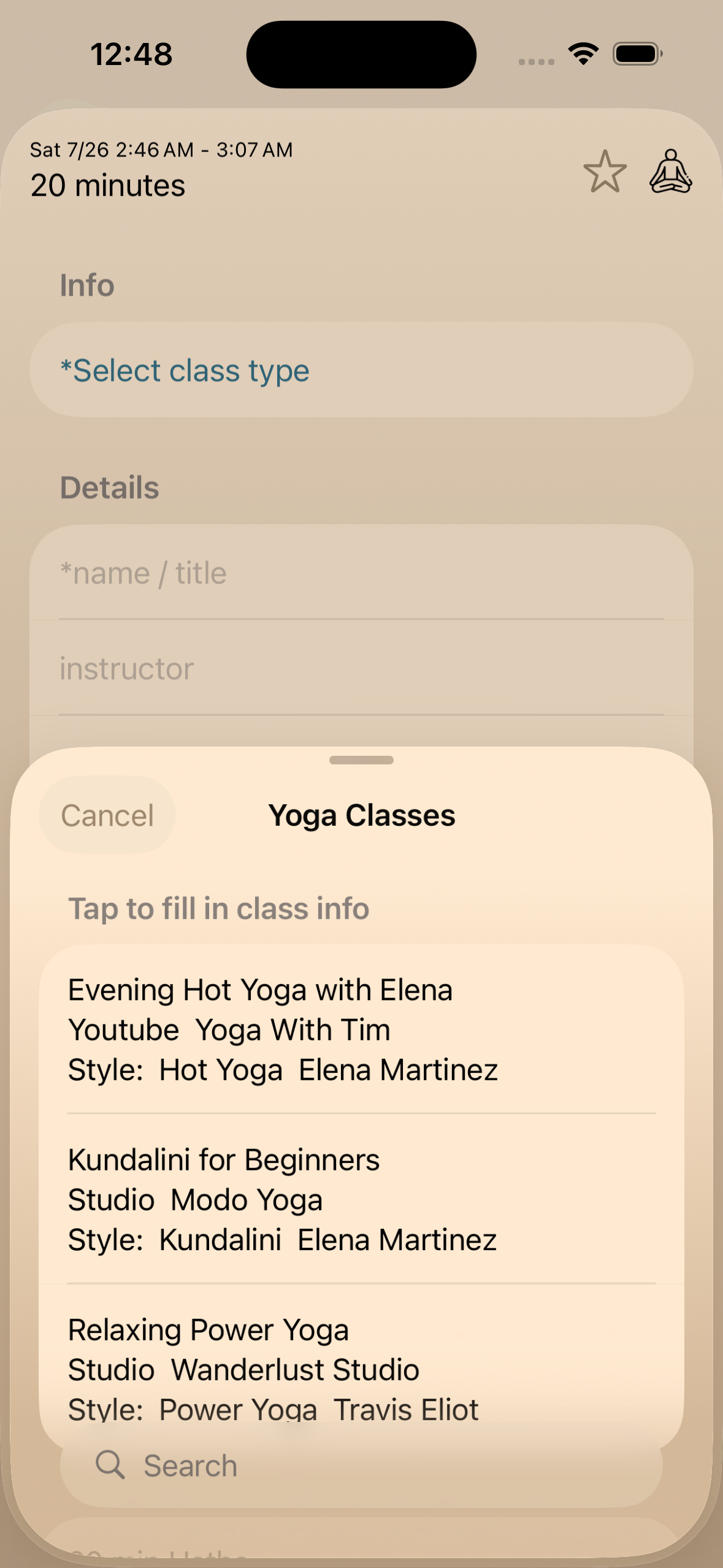 Yogya App Screenshot 2